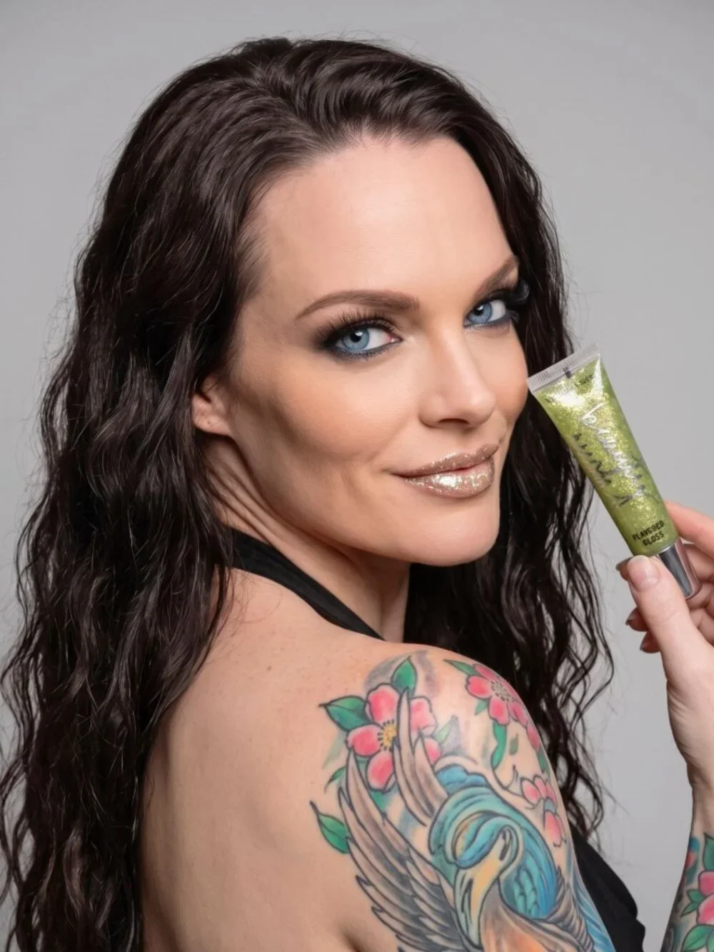 Victoria’s Secret ✦ Beauty Rush Flavored Gloss Pucker Up ✦ Green Glitter 0.46oz